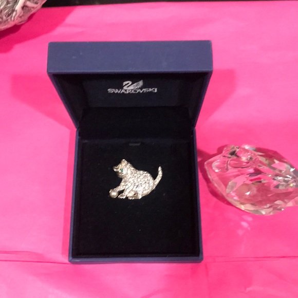 Swarovski kitten with ball pin (retired) signed - Picture 4 of 9